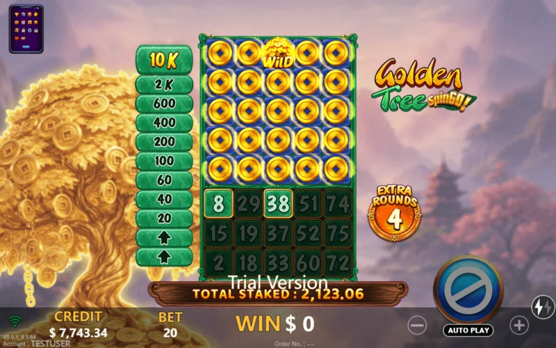 Golden Tree SpinGO! - fully filled board